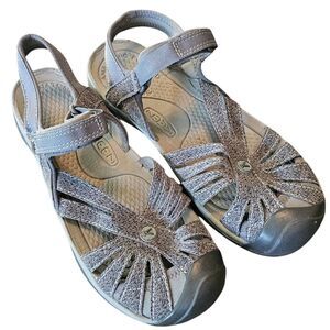 Keen Rose Gray Comfort Outdoor Hiking Shoes Sandals Size 11 M